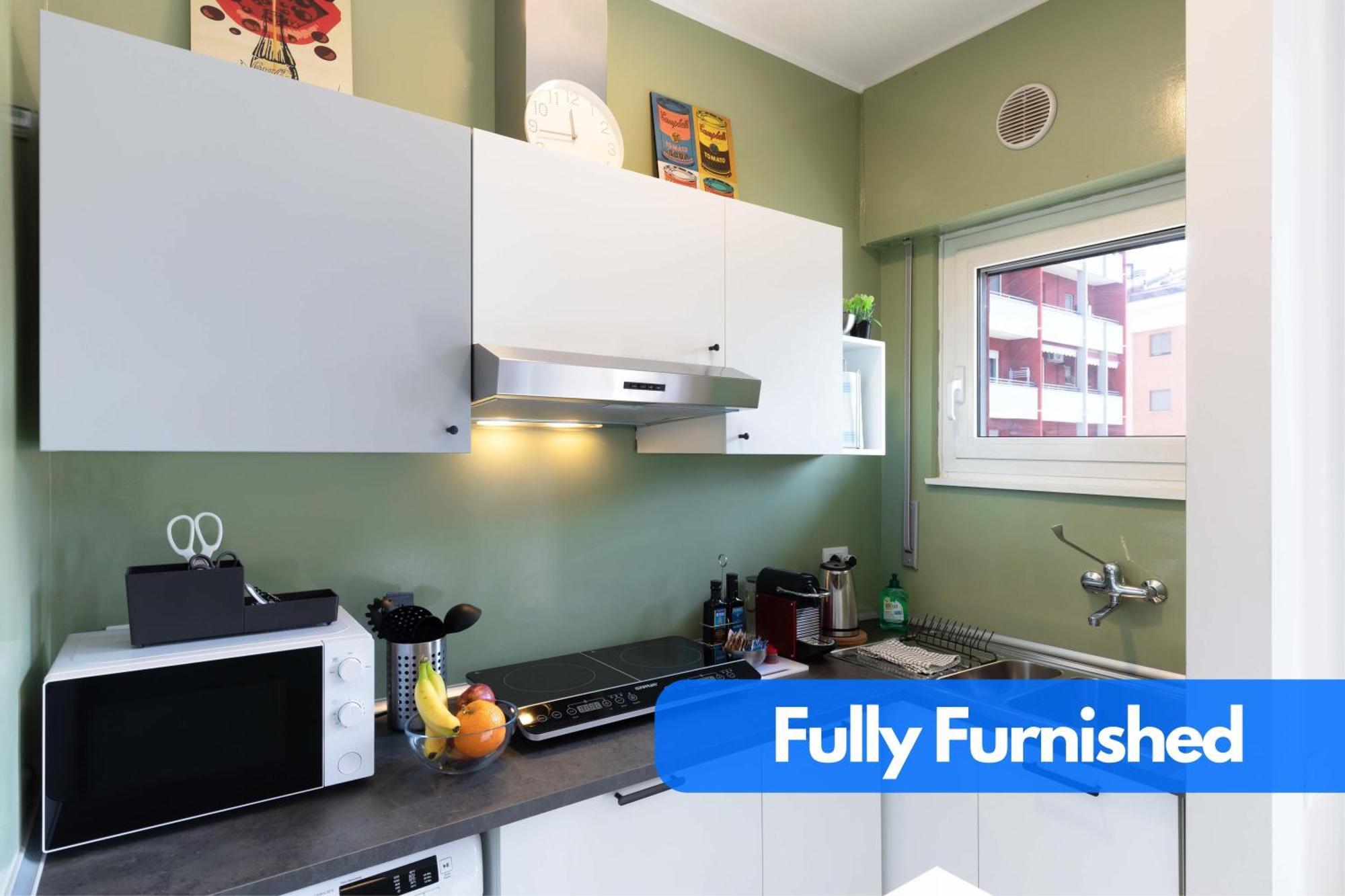 Ferienwohnung The Green House - Private Parking And Balcony Mailand Exterior foto